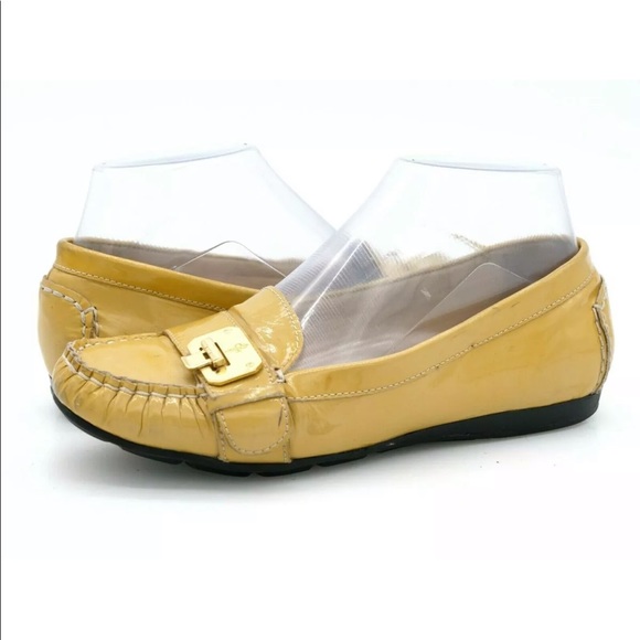 cole haan yellow shoes